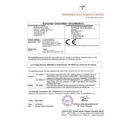 CE Certificate