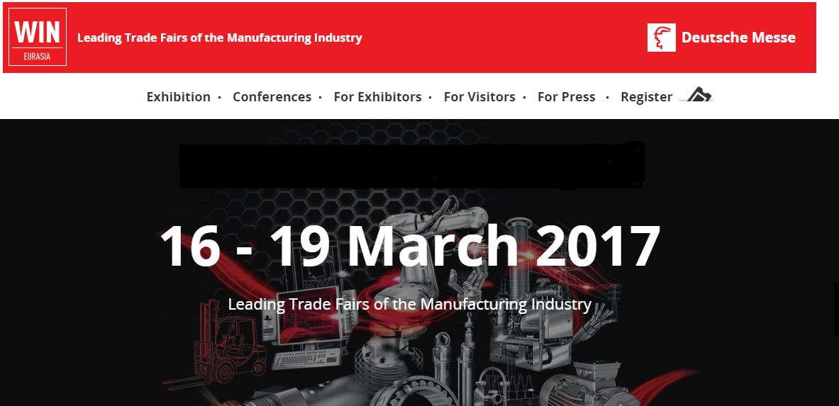Win Eurasia 16th - 19th March 2017 at Istanbul,Turkey