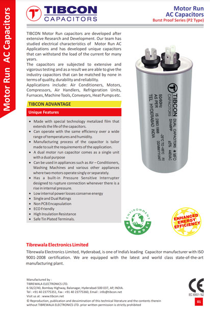 Air Conditioning Capacitors